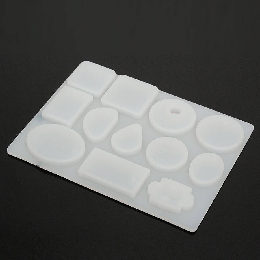 New 12 Models Silicone Mold Mould Resin DIY Pendant Jewelry Tools Accessories