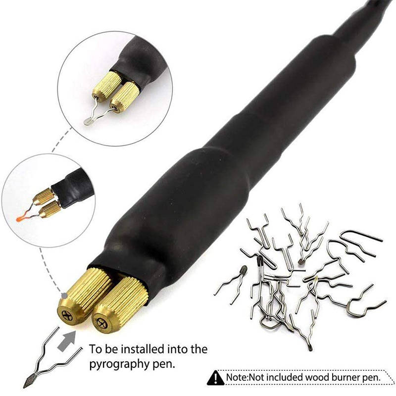 23Pcs Pyrography Wire Tips for Pyrography Machine Replacement Wood Burning