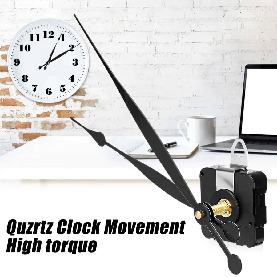 208MM High Torque Quartz Controlled Wall Clock Movement Motor Mechanism Long Hands