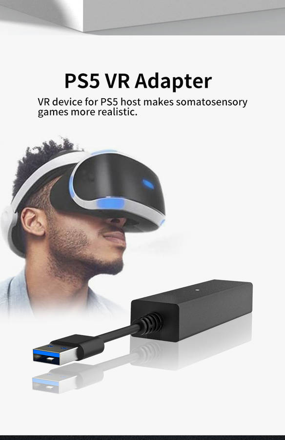 aolion vr usb adapter converter for ps5 for playstation 5 game console camera vr games