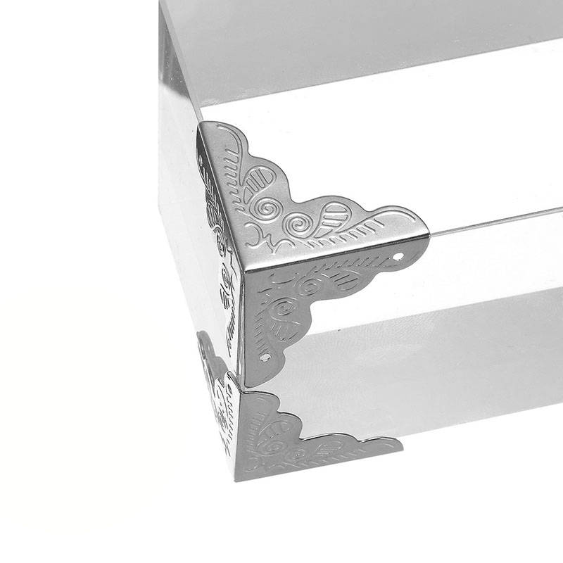 30Pcs Elegant Decorative Corner Protectors Brackets Edge Cover Rattan Pattern 3 Colors