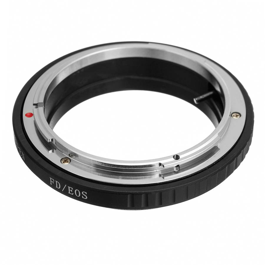 FD-EOS Mount Adapter Ring No Glass For Canon FD Lens To EOS EF Camera