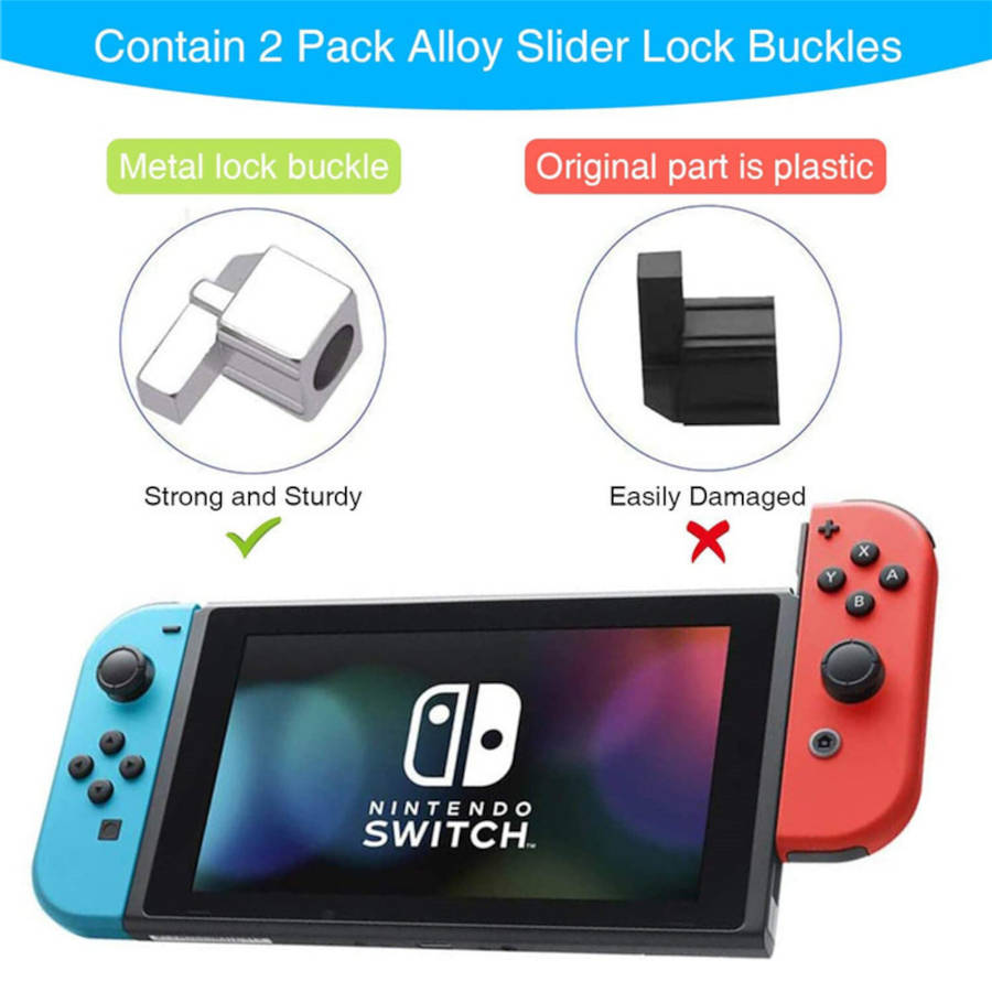 25Pcs 3D Replacement Joystick Analog Thumb Stick Repair Kit Case Cover Cap Repair Tools Set for Nintendo Switch Joy-Con Joycon Game Controller for NS Gamepad