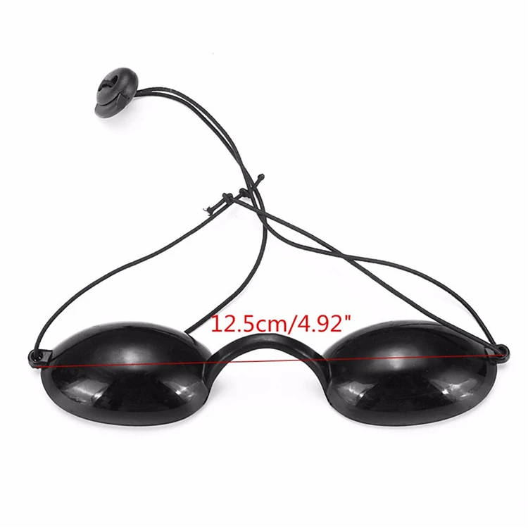 Laser Light Protective Eyepatch Safety Glasses Goggles IPL Beauty Clinic Patient Black