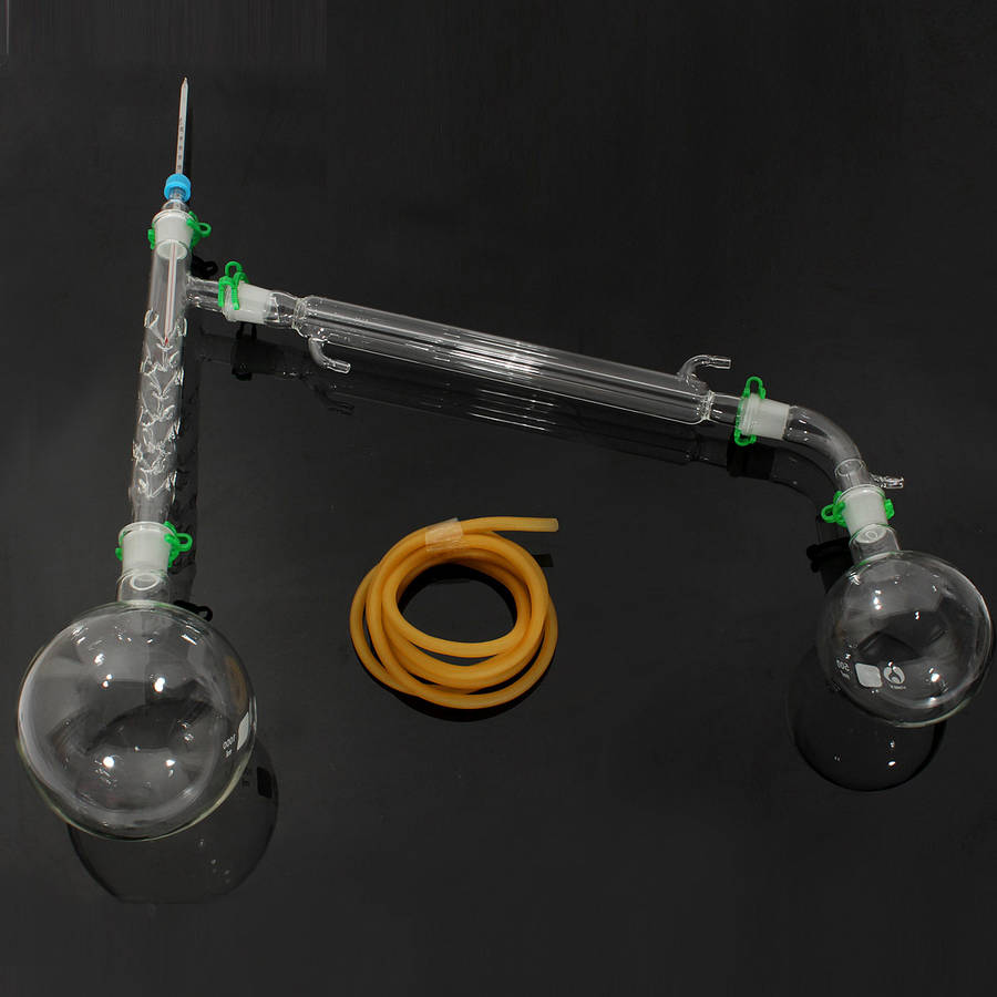 1000mL 24/29 Glass Vacuum Distillation Extraction Distilling Apparatus Kit Lab Glassware Set