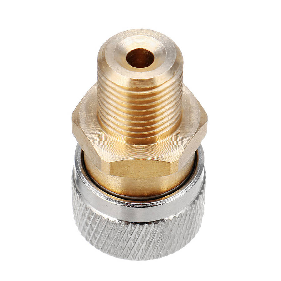 Stainless PCP air rifle filling quick release coupler 1/8 BSPP + 3 QR plugs.