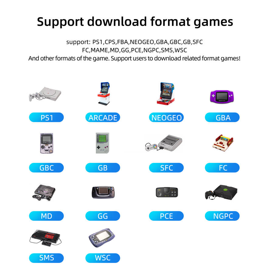 miyoo mini plus retro handheld game console for ps1 md sfc mame gb fc wsc 3.5 inch ips oca screen portable linux system pocket video game player no card no games