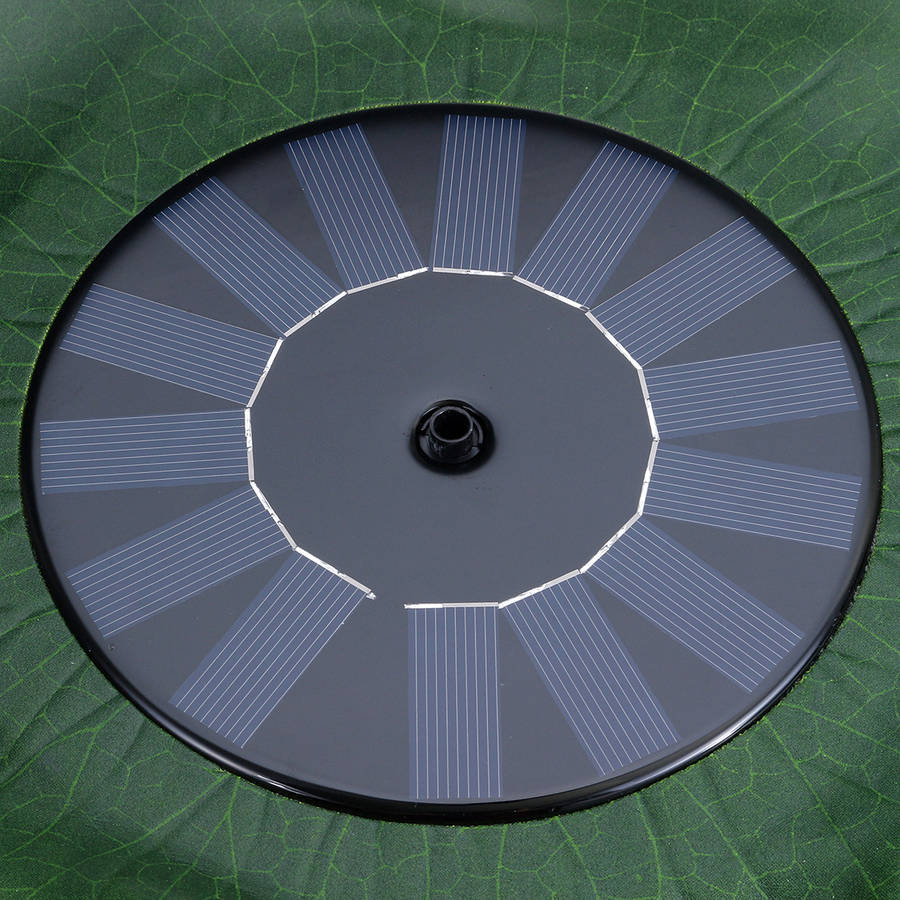 Solar Powered Fountain Pump Energy-saving Solar Water Floating Lotus l