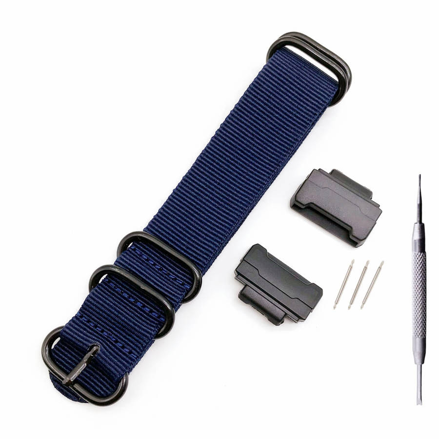 Bakeey 16mm Interface Terminals Nylon Straps Replacement Watch Band For Casio G-shock DW-5600 6900 GA-110 GW-M5610 DW-9052/GLS-8900 Series