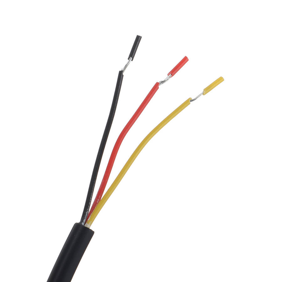 1/2 Meters Waterproof Temperature Probe -55 ~+125  DS18B20 Temperature Sensor (Cable Length 2M)