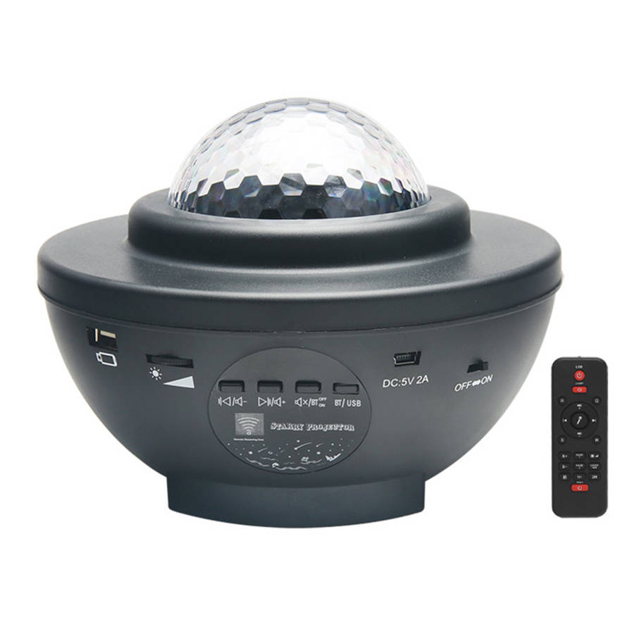 LED Galaxy Starry Night Light Projector Ocean Star Sky Party Speaker Lamp Remote