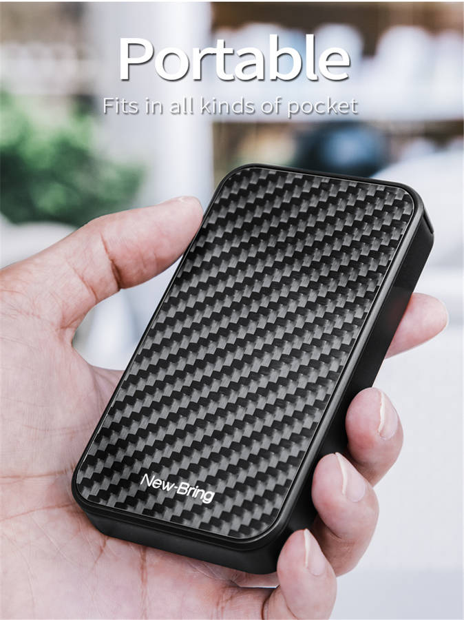NewBring Card Holder Metal Ultrathin Wooden RFID Blocking Card Holder Wallets Business ID Card Box Creative Gifts