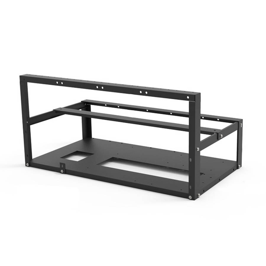 6 Gpu Mining Case Steel Open Air Miner Mining Rig Computer Case Eth Frame Rig For Bitcoin Miner Kit