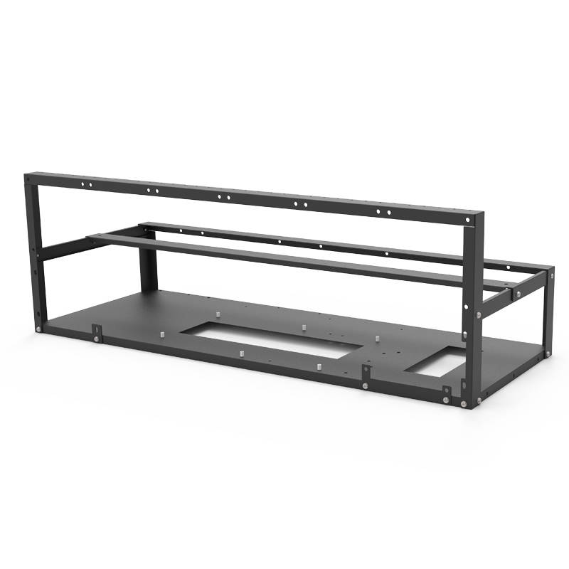 12 Gpu Mining Rig Steel Open Air Miner Frame Case Eth/Etc/Zec Ethereum Accessories Tools For Crypto