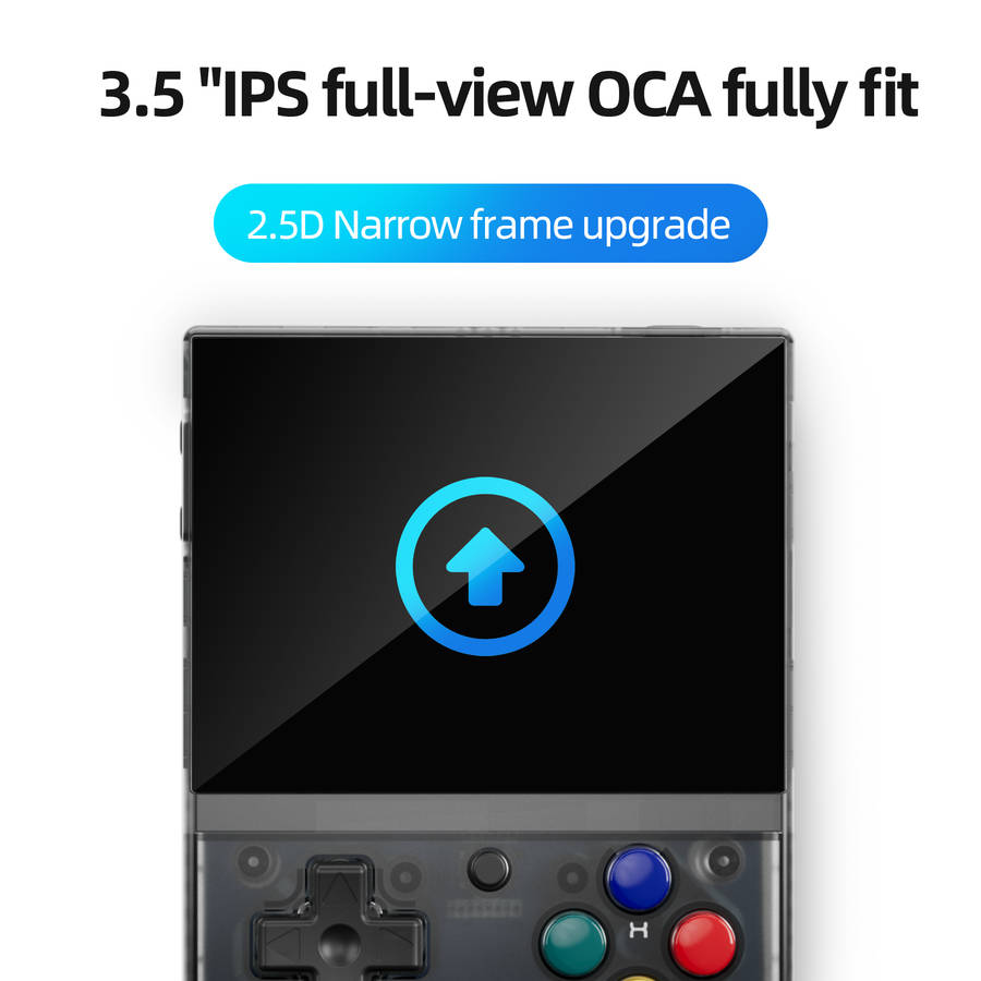 miyoo mini plus retro handheld game console for ps1 md sfc mame gb fc wsc 3.5 inch ips oca screen portable linux system pocket video game player no card no games