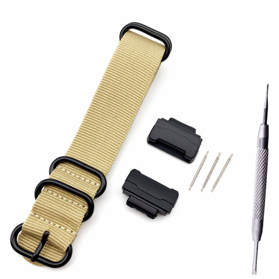 Bakeey 16mm Interface Terminals Nylon Straps Replacement Watch Band For Casio G-shock DW-5600 6900 GA-110 GW-M5610 DW-9052/GLS-8900 Series