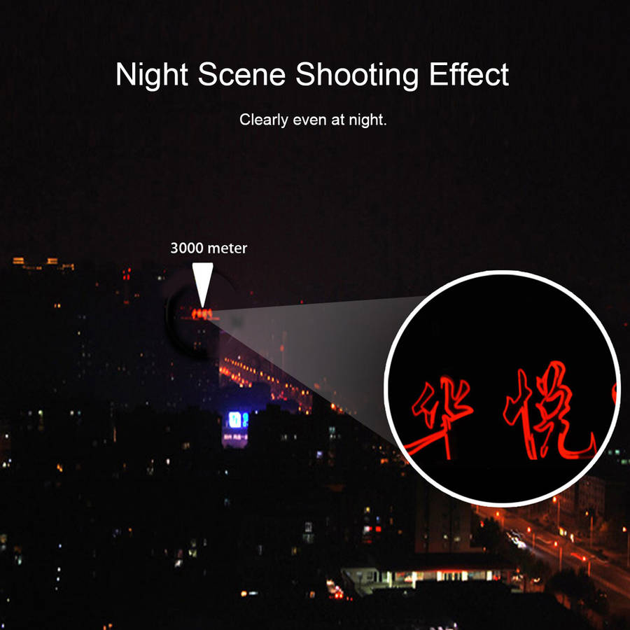 60x60 5-3000M Day/Night HD Hunting Binoculars With Compass Coordinates Outdoor Camping Waterproof Telescope