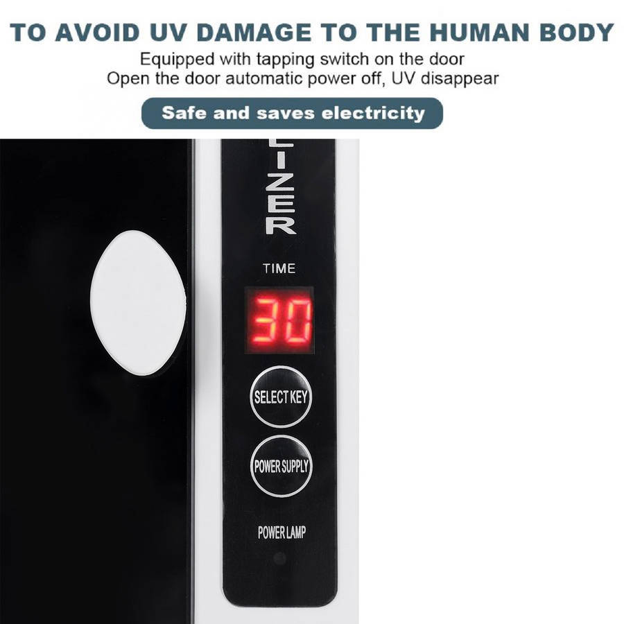 100-240V 10L UV Ozone Disinfection Cabinet Sterilization Box