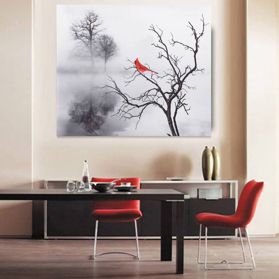 Modern Bird Wall Sticker Print Canvas Painting Picture Home Wall Art Dec