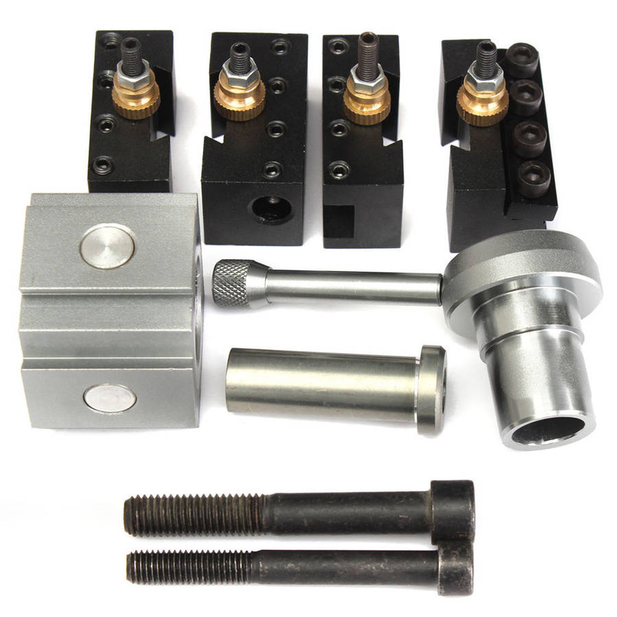 Mini Quick Change Tool Post Holder Kit Set For Table Hobby Lathes