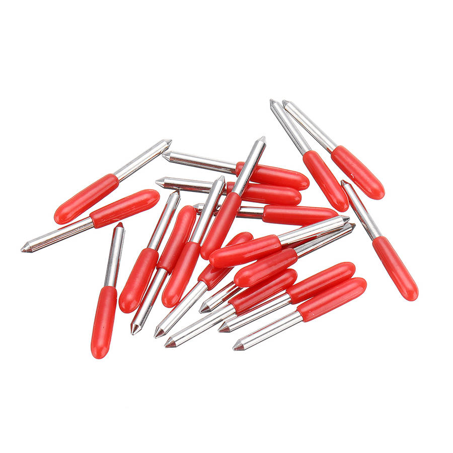 100Pcs 45 Degree Red Blade GCC Cutting Plotter Vinyl Cutter Blade For Roland Cutter