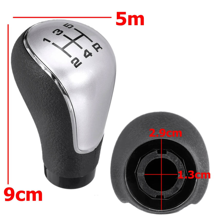5 Speed Manual Handle Gear Shift Knob Stick Head For Mazda 2/3/6