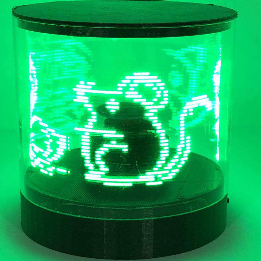 diy rotating led electronic kit electronic production rotating pov electronic competition creative led advertising machine