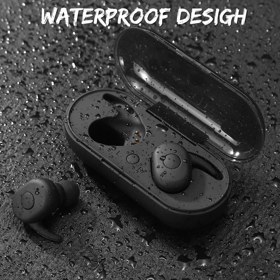 T12S bluetooth 5.0 TWS Headset Hifi Binaural Call Noise Cancelling Waterproof True Wireless Earphone With Mic