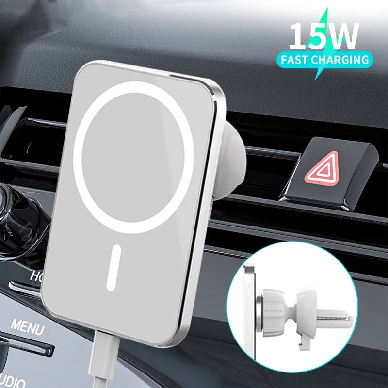 Bakeey 15W Wireless Magsafe Magnetic Car Charger Holder Mount for iPhone 12 Min