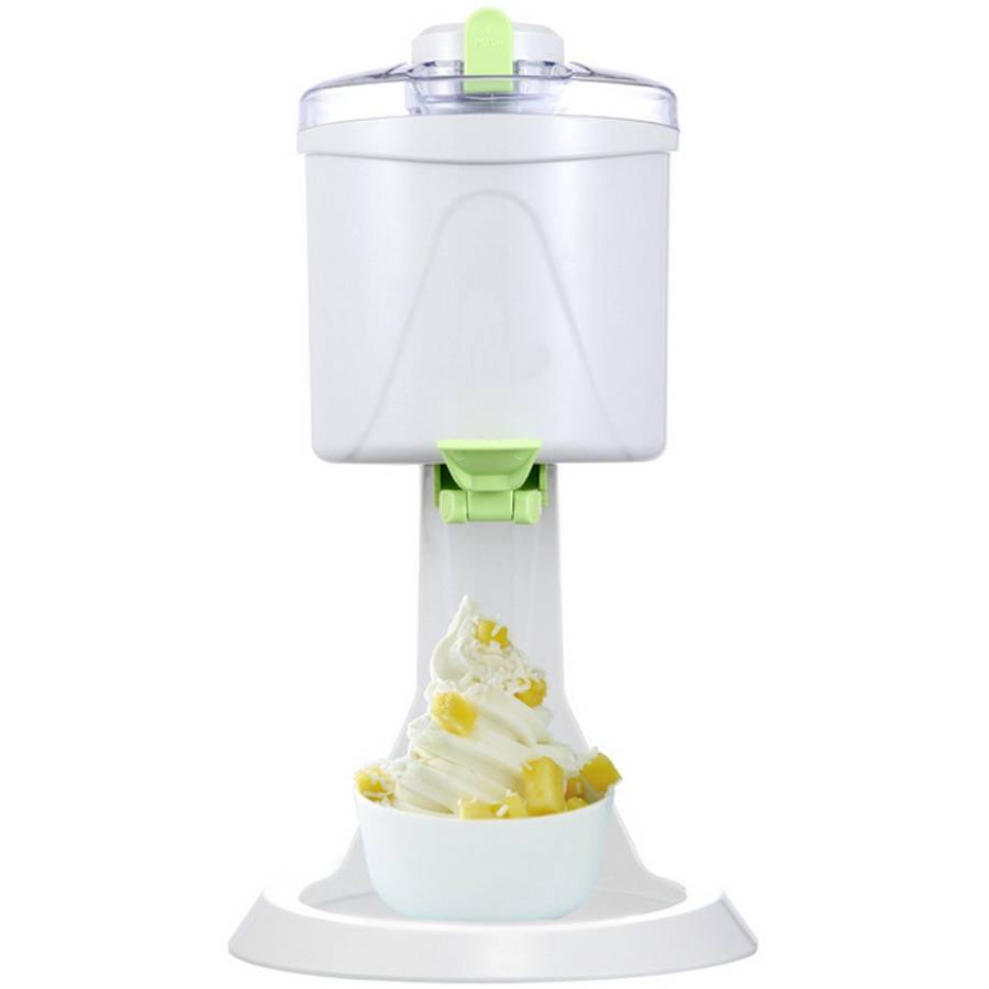 220V 1L Automatic Homemake Soft Ice Cream Cones Maker Machine Kids Party Supply