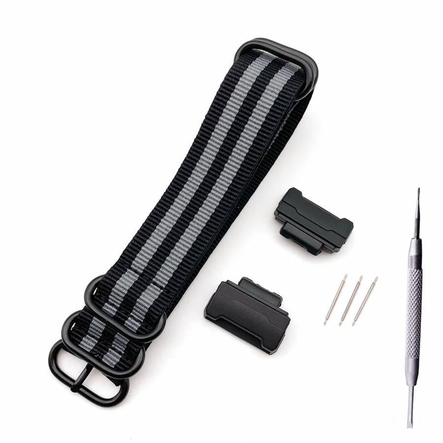 Bakeey 16mm Interface Terminals Nylon Straps Replacement Watch Band For Casio G-shock DW-5600 6900 GA-110 GW-M5610 DW-9052/GLS-8900 Series