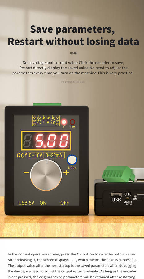 SG002 Digital 4-20mA 0-10V Voltage Signal Generator 0-20mA Current Transmitter Professional Electronic Measuring Instruments