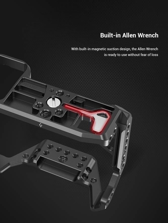 SmallRig 2999 A7S3 DSLR Cage A7SIII Form-fitting Cage for Sony Alpha 7S III Camera Cage A7S3 Cage Rig