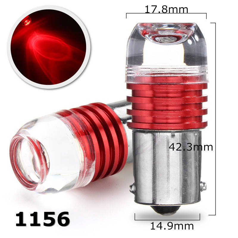 1156 1157 7443 3LED Car Red Turn Lights Bulb Tail Brake Strobe Lamp Bulb