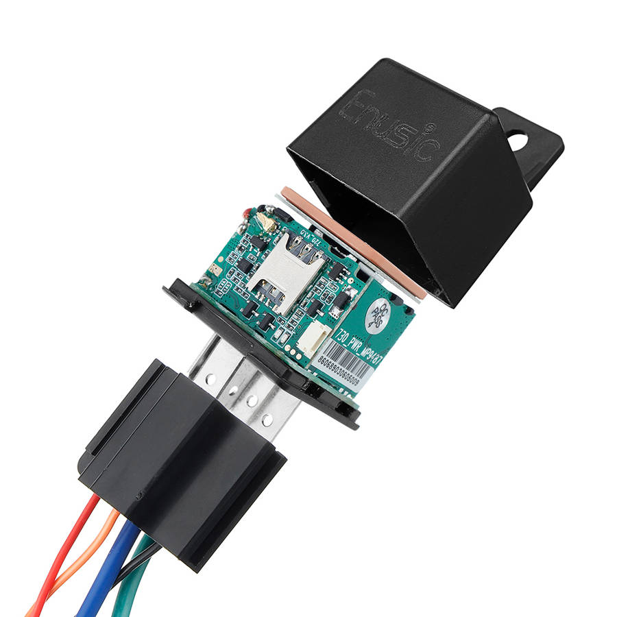 Enusic CJ730 ACC Testing Relay GPS Tracker Real Time GSM Locator Hide Anti-theft APP Cut off Fuel Po
