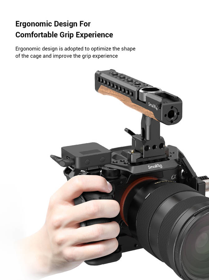 SmallRig 2999 A7S3 DSLR Cage A7SIII Form-fitting Cage for Sony Alpha 7S III Camera Cage A7S3 Cage Rig