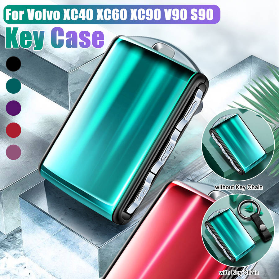 fashion resin remote car key fob case cover for volvo xc40 xc60 xc90 v90 s90