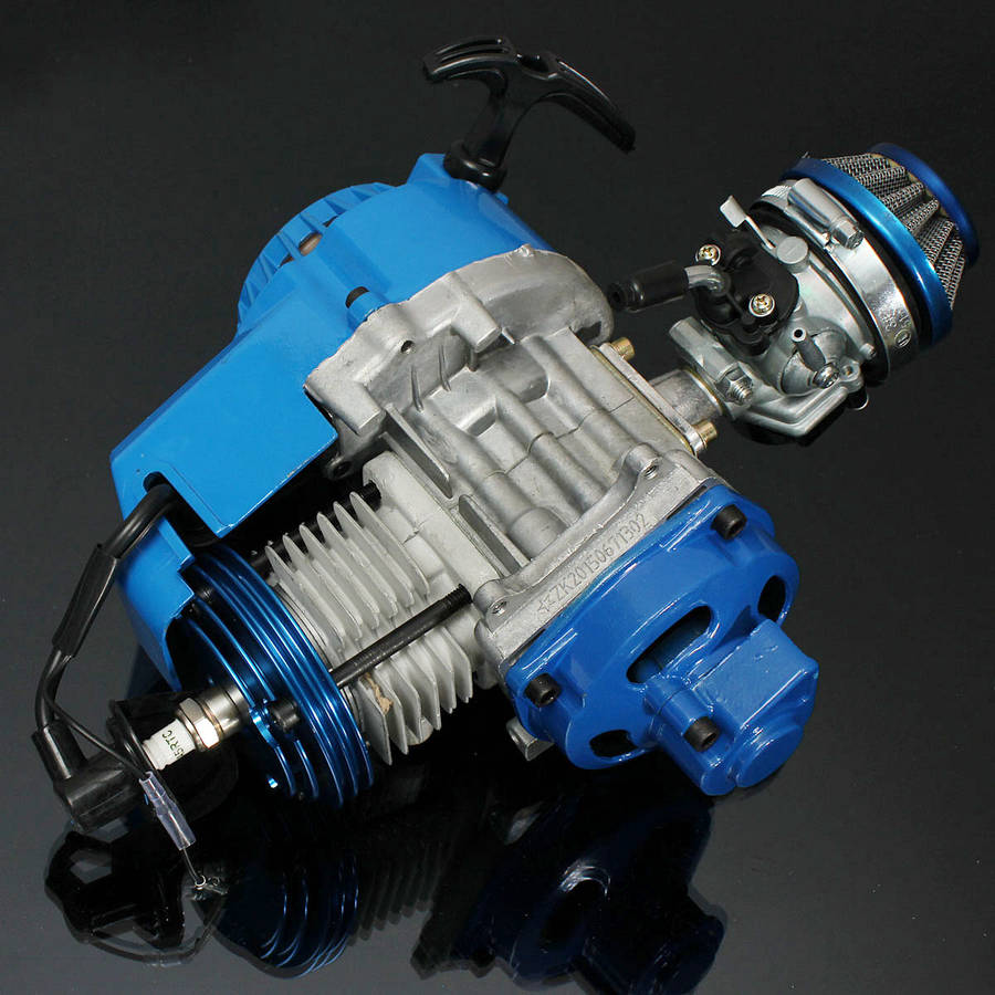 New Mini 49cc 2 Stroke Air Cooled Racing Engine Manual For Motorcycle Quad Dirt