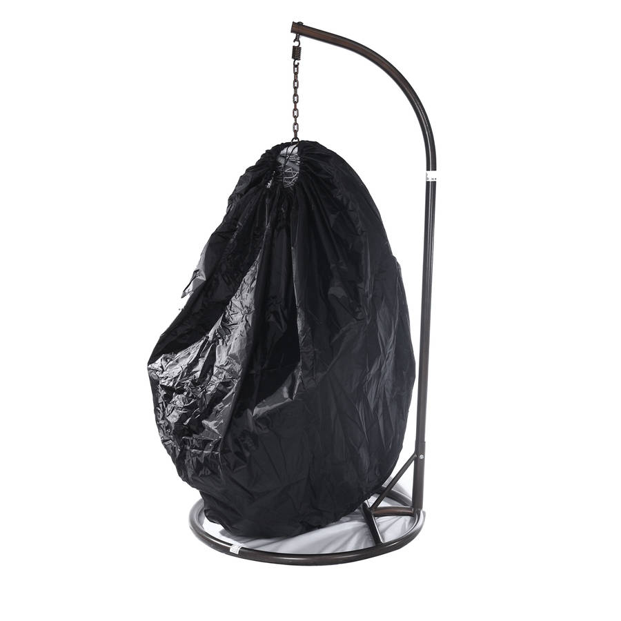 190/230CM Polyester Swing Hanging Chair Eggshell Dust Cover Waterproof UV Resistant Durable Cover