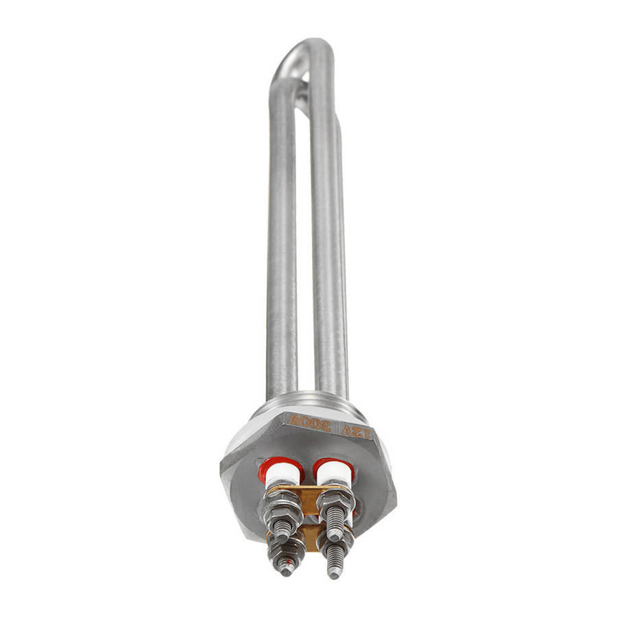 12V 300W NPT BSP Immersion Water Heater Heating Element Solar Energy (Type B) - Free Shipping