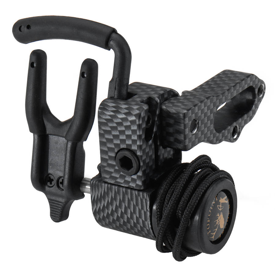 Archery Target Compound Bow Arrow Drop Away Arrow Rest Holder With Cord Lock Adjustable Right Hand C