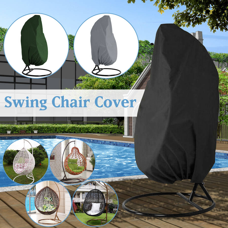 190/230CM Polyester Swing Hanging Chair Eggshell Dust Cover Waterproof UV Resistant Durable Cover