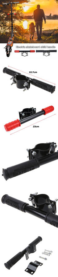 bikight electric scooter children`s handle foldable adjustable scooter armrest bike handlebar grips for m365 scooter