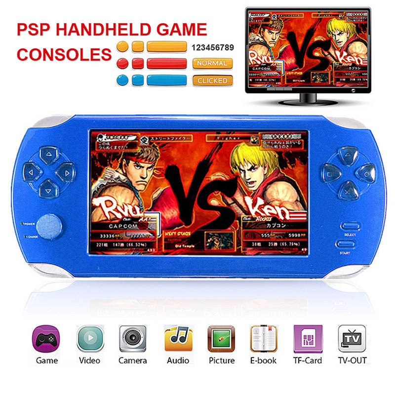 A15 Rechargeable 5.0 inch 8G Handheld Video Game Console MP4/MP5 Player Camera