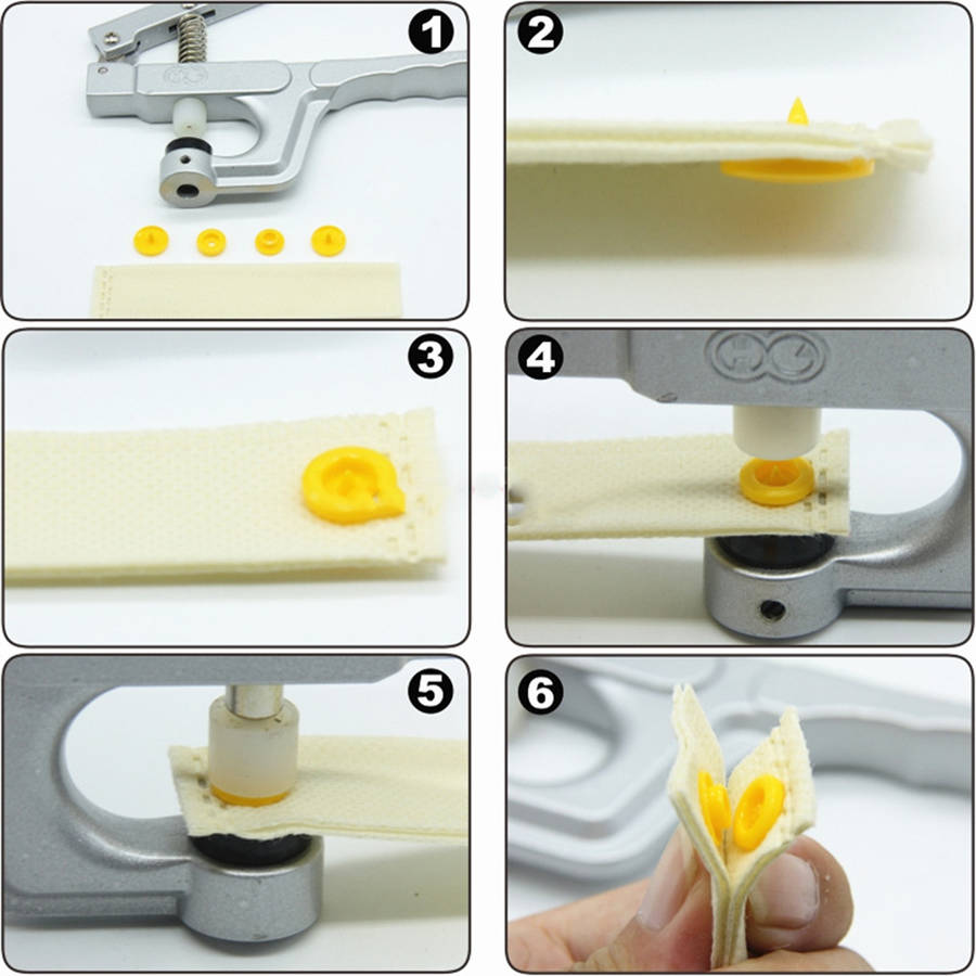 1Pcs Plier Tool Kit for T3 T5 T8 Plastic Snaps Fastener Button Press Stud