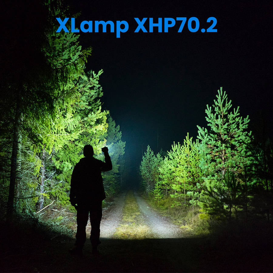XANES XHP70.2 9000LM Zoomable LED Flashlight Kit with 2x 26650 Li-ion Battery USB Rechargeable Super Bright LED Searchlight For Cycling Fishing Hunting