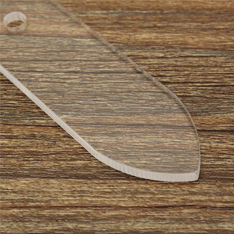 5 Pcs Practical Head Buckle Belt Leather Craft Tool Acrylic Boletus End Models Stencil Set