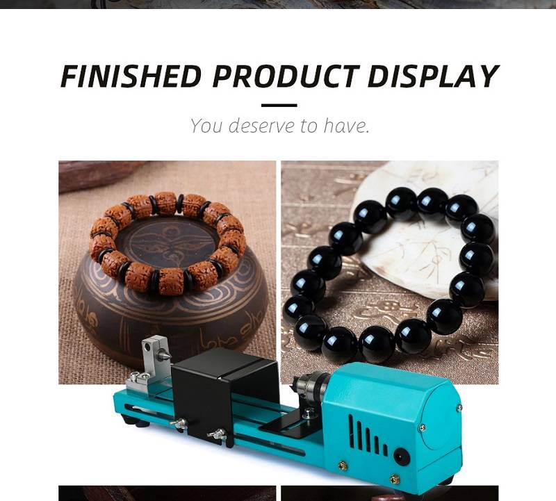 1 Set 150W 110-240V Mini Wood Lathe Machine Speed Adjustable Rotary Tool Lathe Grinding Polishing DIY Woodwork Tool