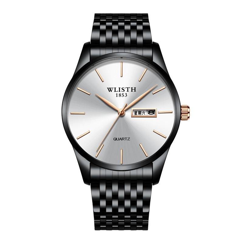 fashion casual men watch date week display business 3atm waterproof quartz watch