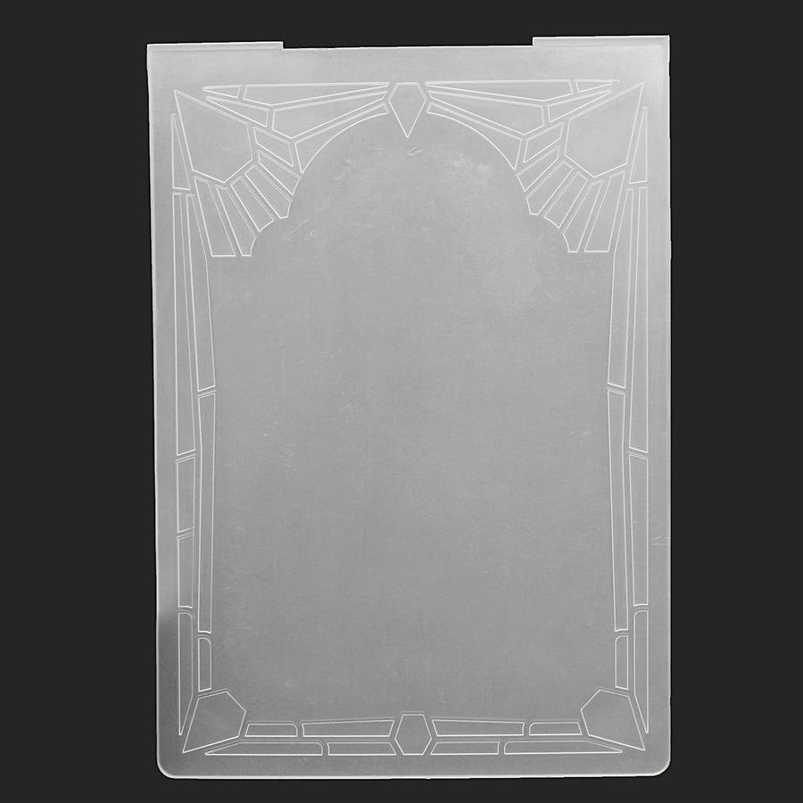 Plastic Embossing Folder Templates Scrapbooking Album Card Cutting Dies Crafts